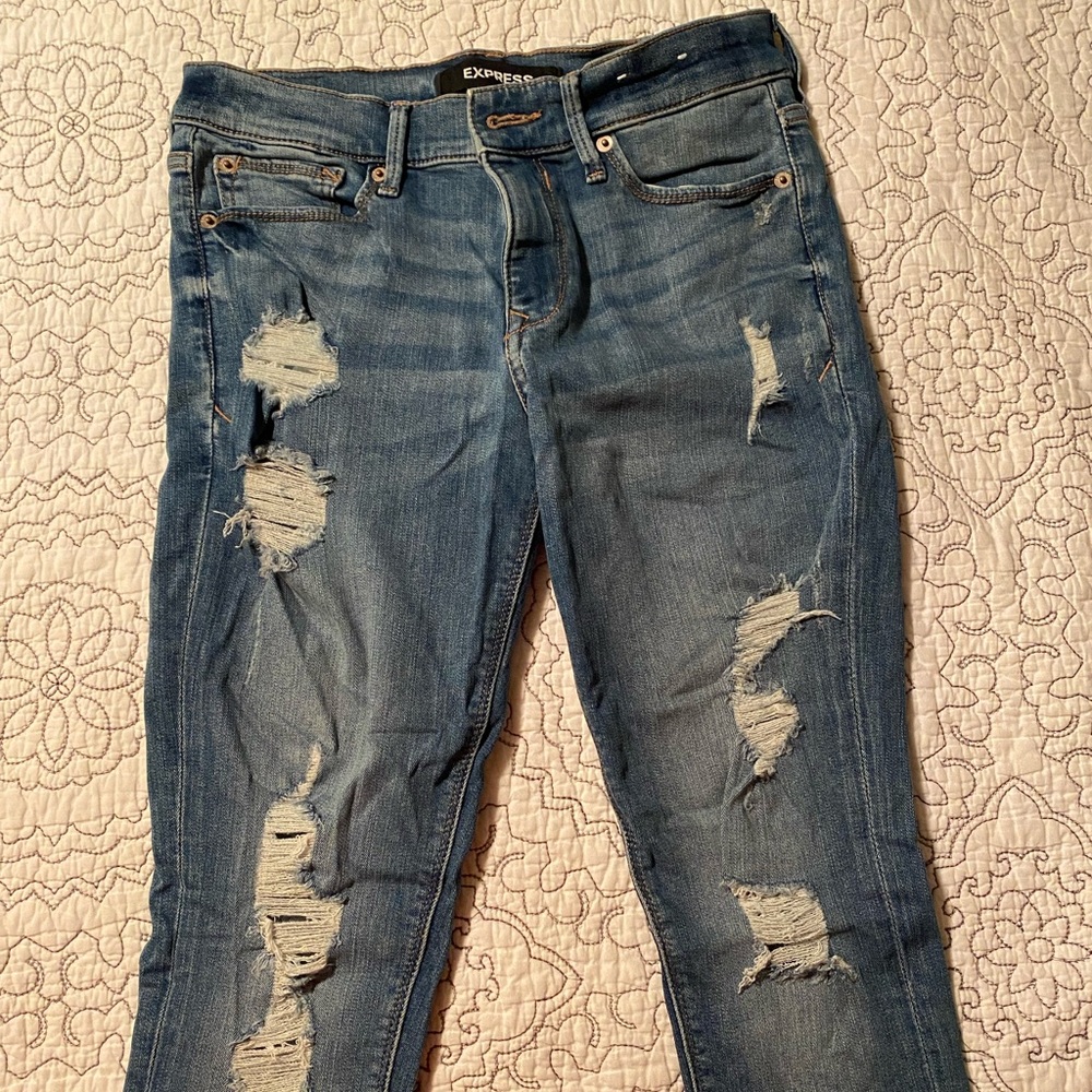 Express mid-rise ankle legging size 2L